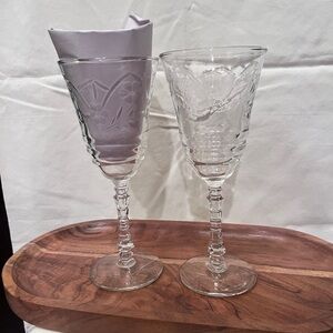 Set of 2 Rock Sharpe Water Goblets - Normandy (3005)